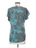 Language Los Angeles Teal Short Sleeve Top Size S - photo 2