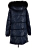 DKNY 100% Polyester Blue Coat Size S - photo 2