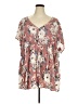 Torrid Pink Short Sleeve Blouse Size 5X Plus (5) - photo 1