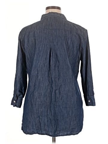 Apt. 9 3/4 Sleeve Button-Down Shirt (view 2)