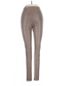 Aqua 100% Polyurethane Brown Leggings Size XS - photo 1
