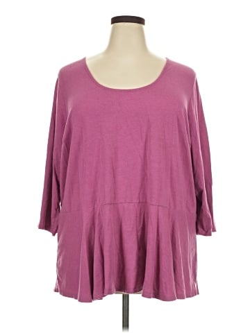 Denim 24/7 3/4 Sleeve Top (view 1)