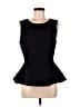 Halogen 100% Polyester Black Sleeveless Top Size Med Petite - photo 1