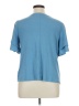 Terra & Sky Blue Short Sleeve Top Size 0X - photo 2