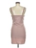 Shein 100% Polyester Solid Tan Cocktail Dress Size M - photo 2