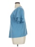Terra & Sky Blue Short Sleeve Top Size 0X - photo 5