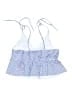 Simply Southern Checkered-gingham Blue Swimsuit Top Size XXL - photo 2