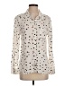 Rails Hearts Ivory Long Sleeve Blouse Size S - photo 1