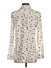 Rails Hearts Ivory Long Sleeve Blouse Size S - photo 2