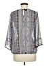 Maurices Purple Blue 3/4 Sleeve Blouse Size M - photo 2
