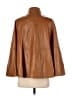 Zara 100% Leather Brown Tan Poncho Size XS - Sm - photo 2