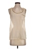Iris Los Angeles 100% Polyester Ivory Sleeveless Blouse Size S - photo 1