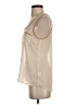 Iris Los Angeles 100% Polyester Ivory Sleeveless Blouse Size S - photo 5