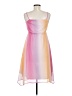 H&M 100% Polyester Tie-dye Pink Cocktail Dress Size 8 - photo 2