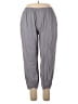 E-Retro Solid Gray Casual Pants Size XXL - photo 1