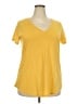 Torrid Yellow Short Sleeve T-Shirt Size 2X Plus (2) - photo 1
