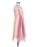 H&M 100% Polyester Tie-dye Pink Cocktail Dress Size 8 - photo 4