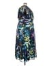 Roaman's 100% Polyester Paisley Blue Casual Dress Size 22w - photo 4