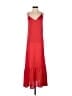 J.Crew 100% Polyester Red Casual Dress Size XXS - photo 1