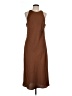 A New Day Solid Brown Casual Dress Size L - photo 1