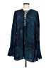 Stone Cold Fox 100% Silk Blue Blouse Size Med (2) - photo 1