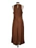 A New Day Solid Brown Casual Dress Size L - photo 2