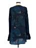 Stone Cold Fox 100% Silk Blue Blouse Size Med (2) - photo 2