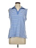 Basic Editions Blue Sleeveless Blouse Size L - photo 1
