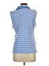 Basic Editions Blue Sleeveless Blouse Size L - photo 2
