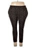 Isaac Mizrahi LIVE! Animal Print Brown Active Pants Size 2X - photo 1
