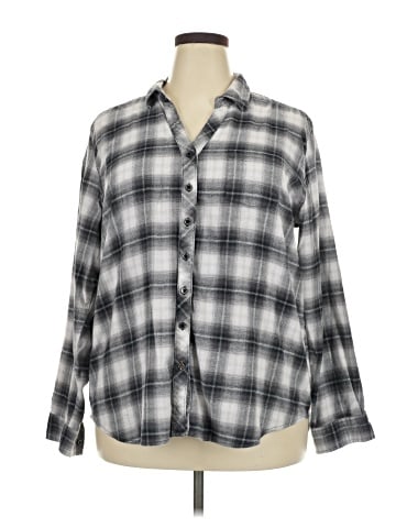 Weatherproof Long Sleeve Button-Down Shirt (view 1)