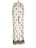 Unbranded Print Ivory Casual Pants Size M - photo 2