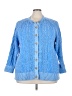 Lands' End 100% Baumwolle Blue Cardigan Size 3X - photo 1