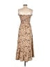 Shein Polka Dots Tan Casual Dress Size M - photo 2