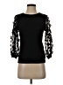 Sioni Black 3/4 Sleeve Top Size S - photo 1