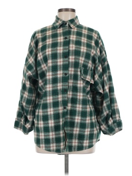 Carol Rose 3/4 Sleeve Button Down Shirt