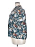 Unbranded 100% Polyester Floral Teal Short Sleeve Blouse Size XXL - photo 5