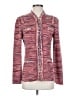 St. John Tweed Red Wool Cardigan Size 4 - photo 1