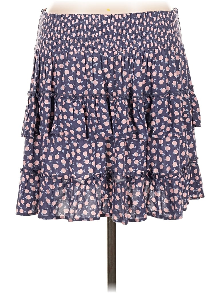 Pre-owned Aerie Casual Skirt In Blue
