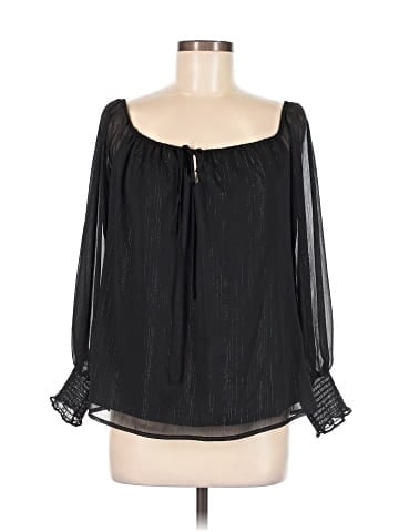 WAYF Long Sleeve Blouse (view 1)