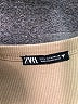 Zara Solid Tan Casual Dress Size M - photo 7