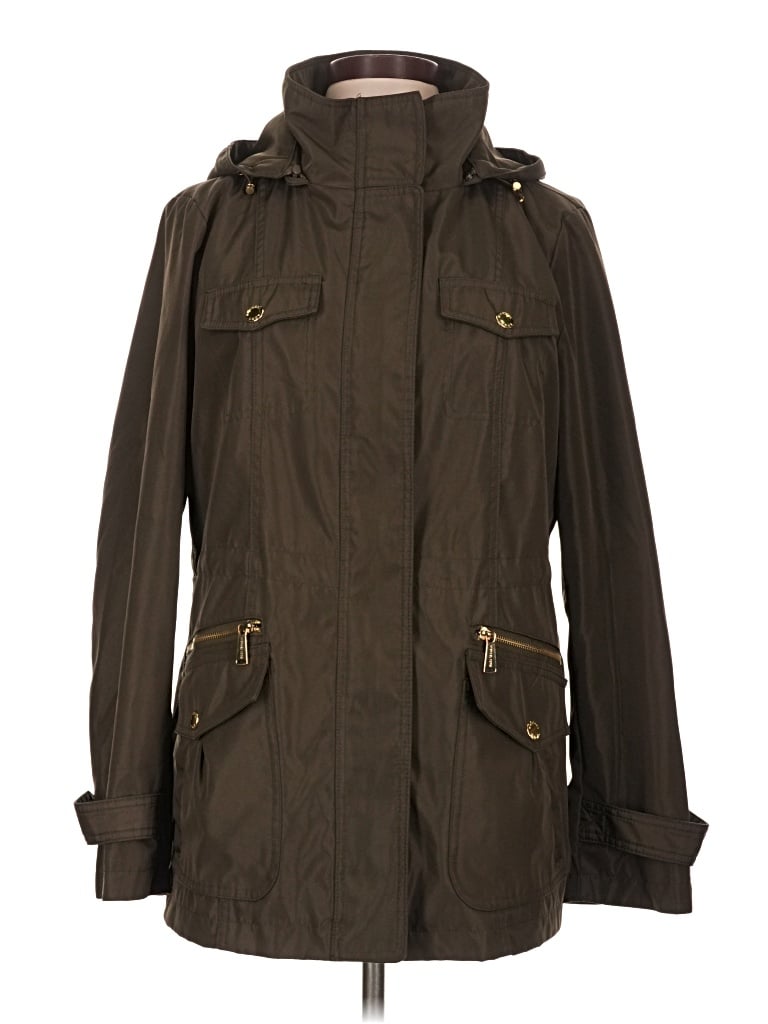 Pre-owned Michael Michael Kors Raincoat In Brown