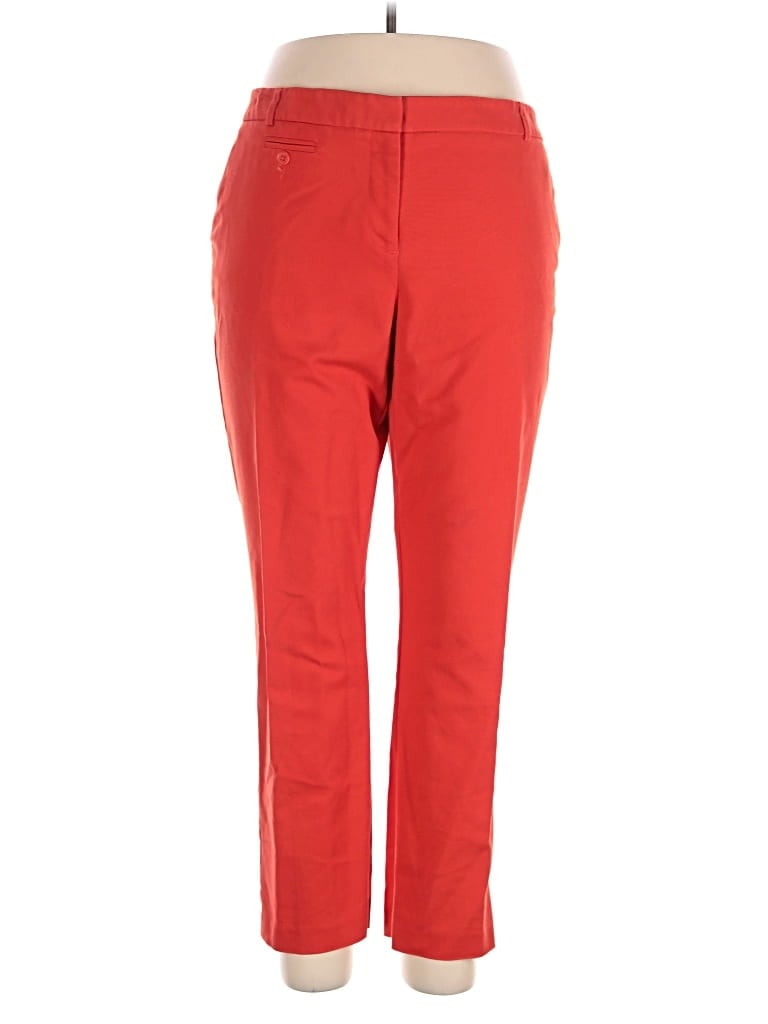 Pre-owned Van Heusen Casual Pants In Red