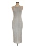 Shein Metallic Silver Gray Cocktail Dress Size L - photo 1