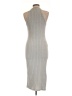 Shein Metallic Silver Gray Cocktail Dress Size L - photo 2