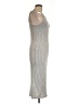 Shein Metallic Silver Gray Cocktail Dress Size L - photo 4