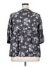 April Cornell Gray 3/4 Sleeve Blouse Size XXL - photo 2