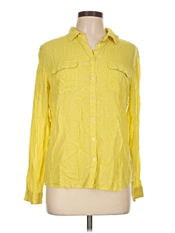 Ann Taylor LOFT Long Sleeve Button-Down Shirt (view 1)