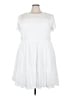 Torrid 100% Polyester White Casual Dress Size 3X Plus (3) - photo 1