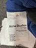 Acne Studios 100% Wool Color Block Blue pullover sweater Size XS - photo 15